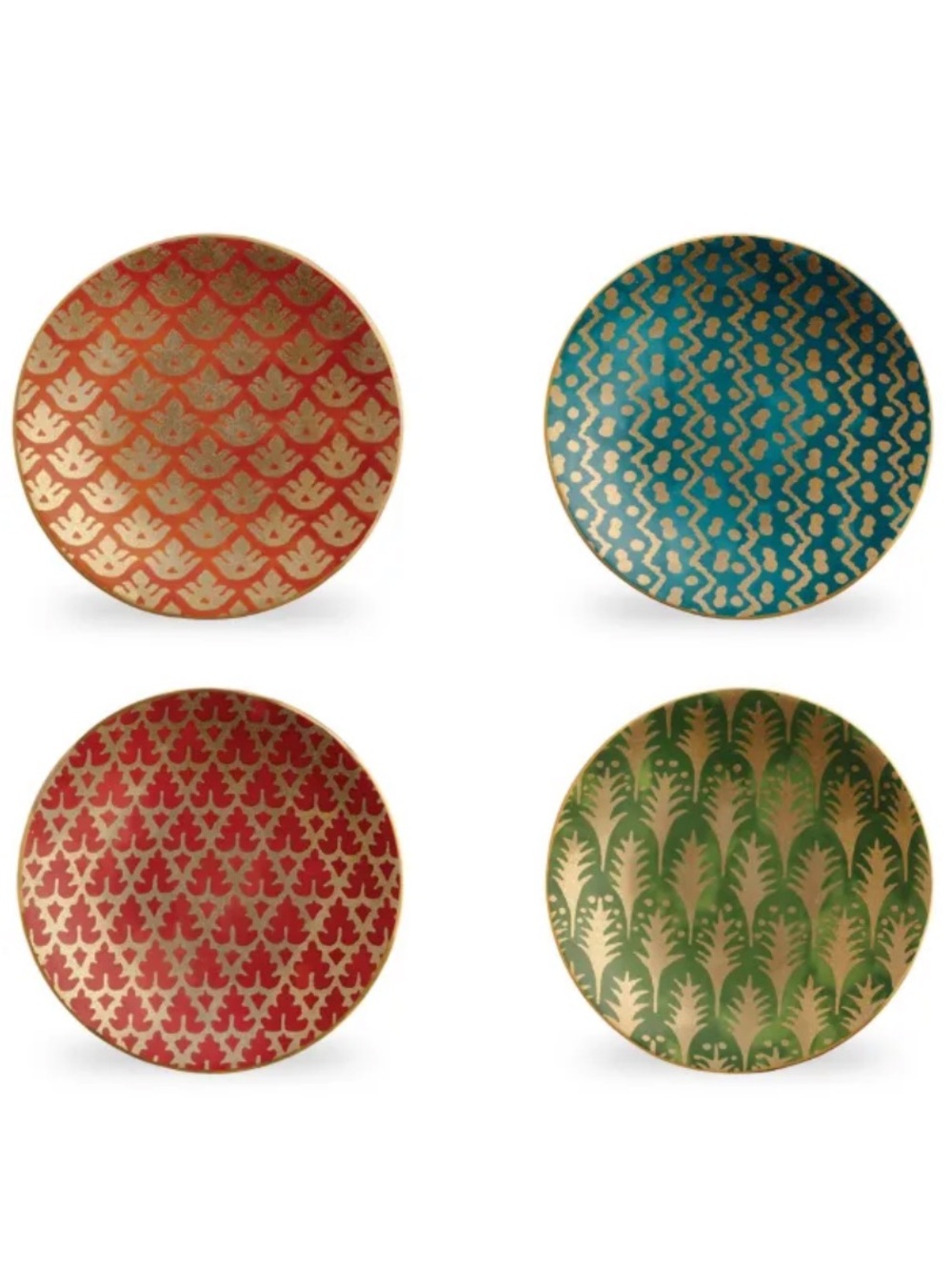 Fortuny Pergolesi Dessert Plates (Set of 4) NEW